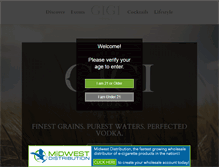 Tablet Screenshot of gigivodka.com